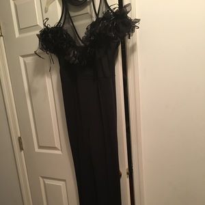 Black jumpsuit pants